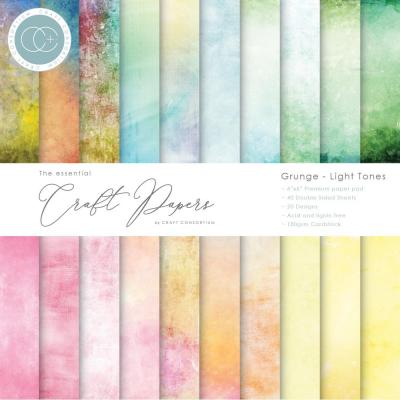 Craft Consortium Designpapier - Grunge-Light Tones